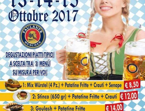 Alba Adriatica (Te): stasera e domani serate clou del XXVI Oktoberfest organizzato dalla Birreria Alpen Rose