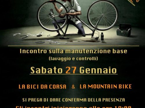 Chieti: Sabato 27 gennaio (h 18.00) un incontro informativo e conoscitivo sul mondo della bicicletta